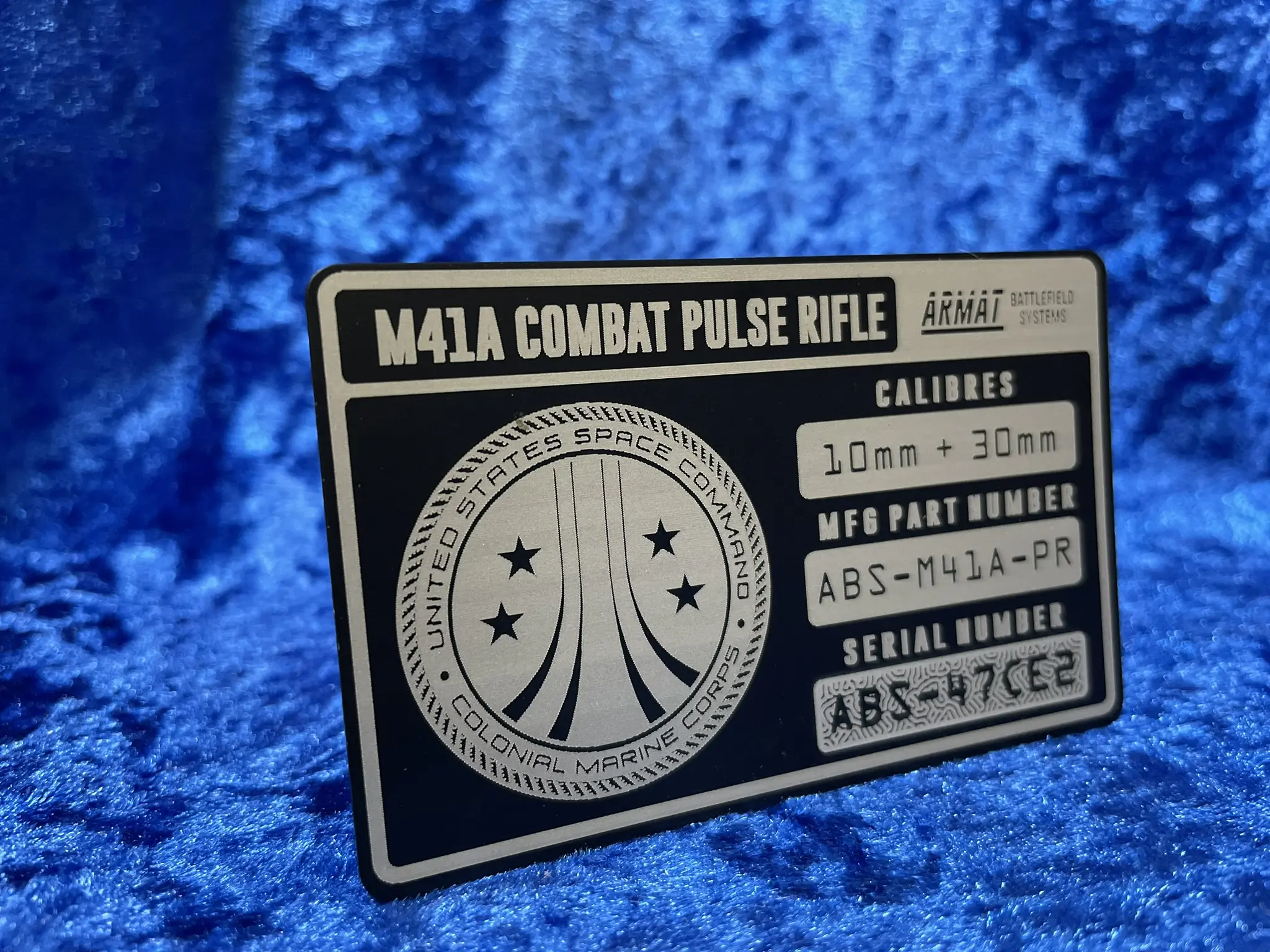 Aliens Pulse Rifle Display Plaque