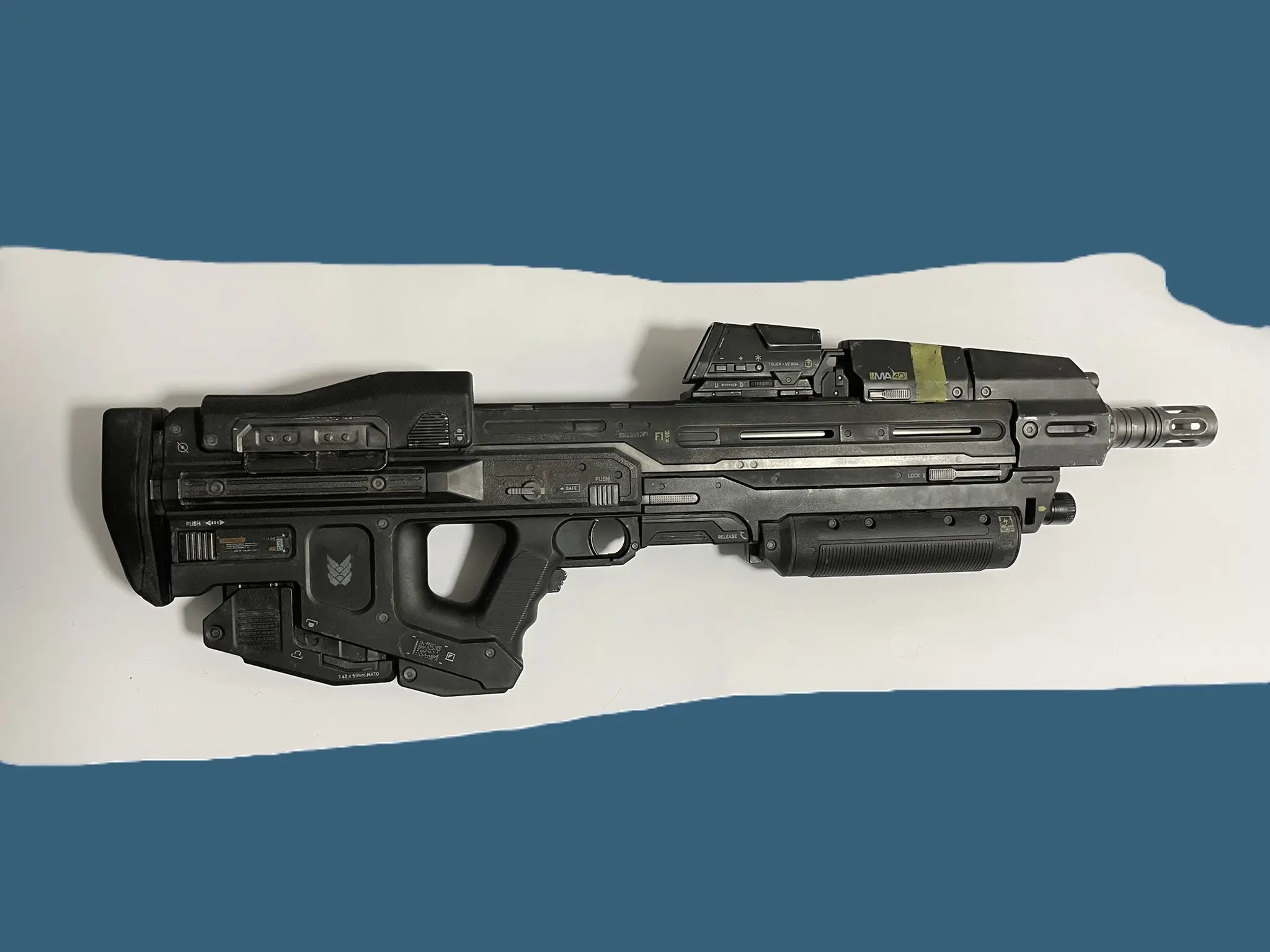 Halo MA40 Decals For Nerf Rifle