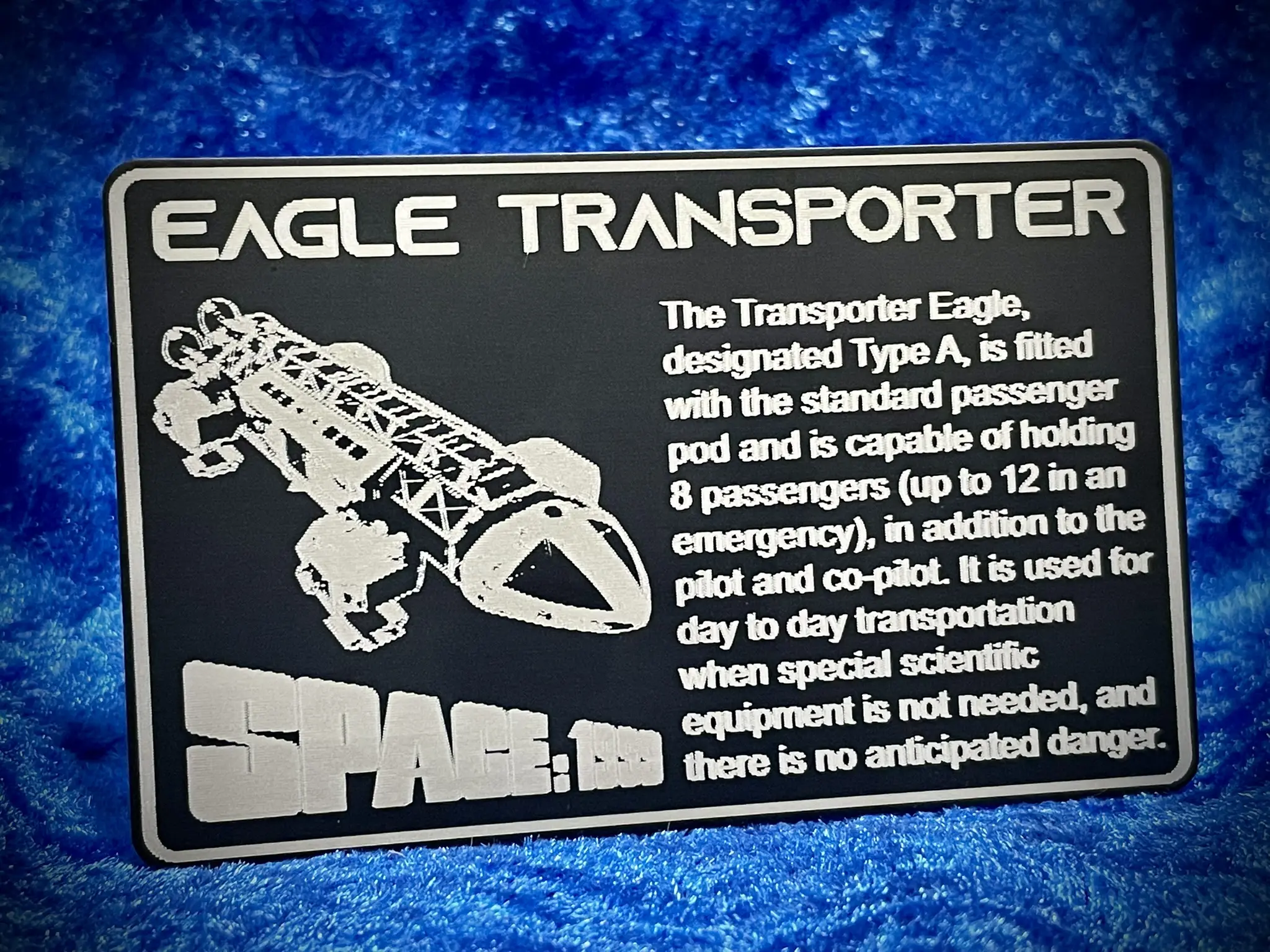 Eagle Transporter Display Plaque
