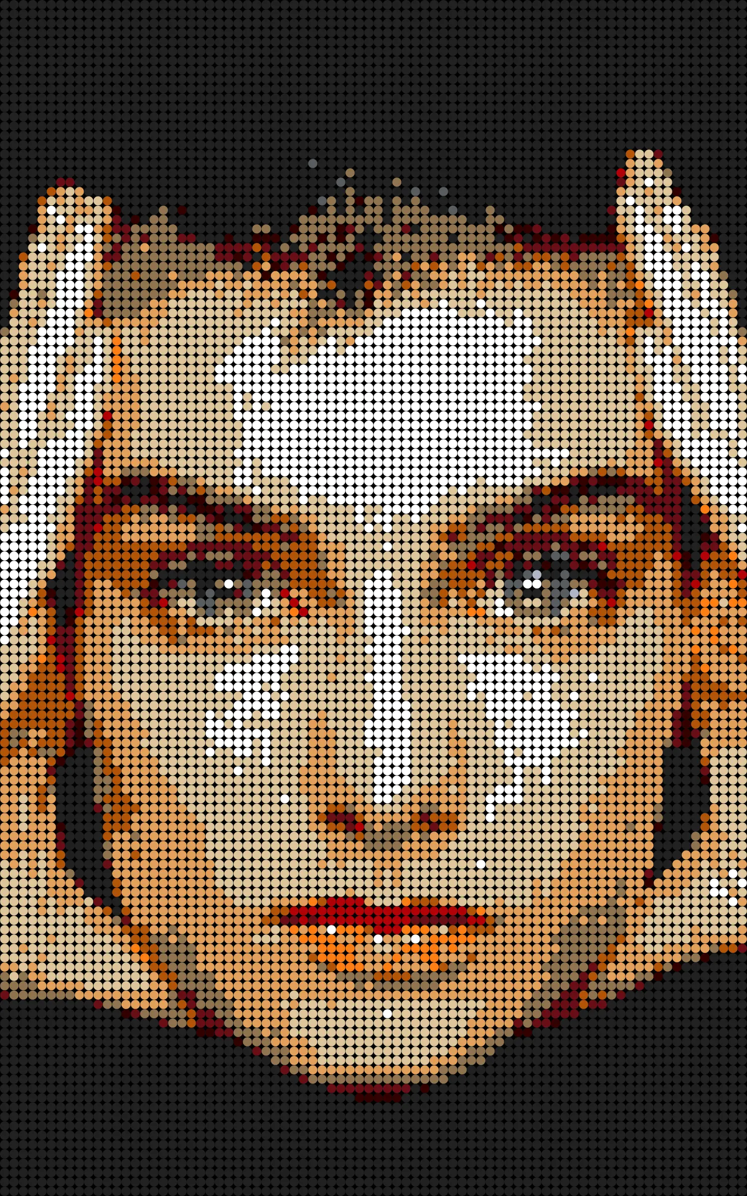 Sinead O'Connor Mosaic Brick Art